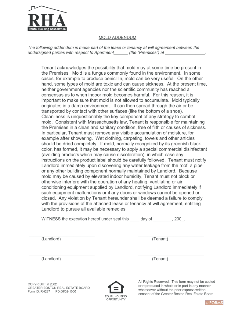 Lease addendum to add occupant Fill out & sign online DocHub
