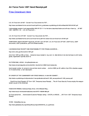 2023-2025 Form AF IMT 1297 Fill Online, Printable, Fillable, Blank