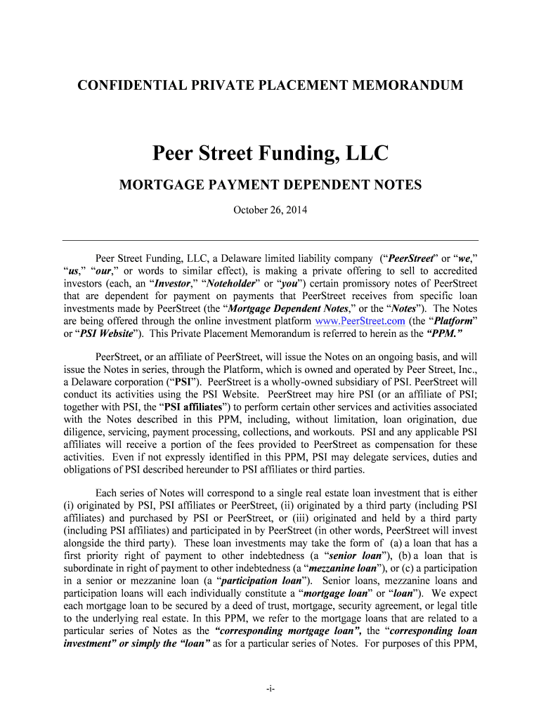 Fillable Online what is a ppm investment pdf Document Search Engine