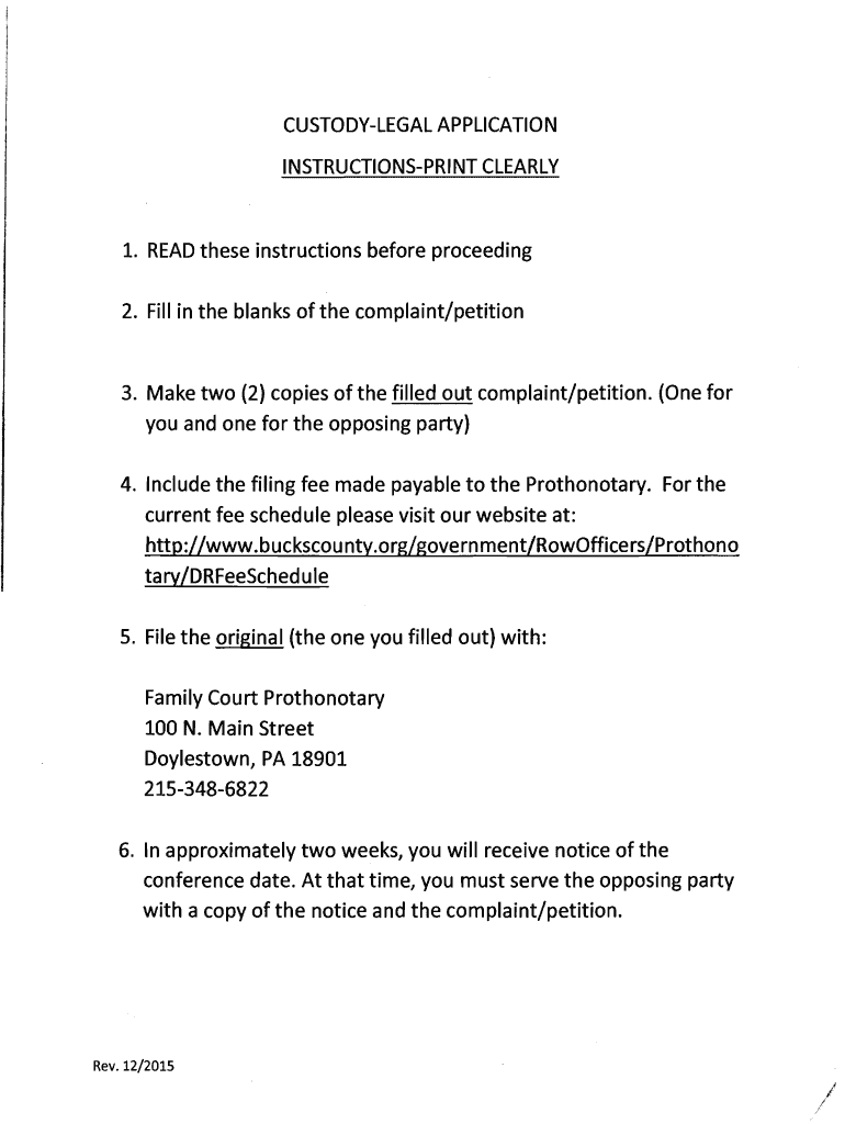 Fillable Online buckscounty Fill Fax Email Print