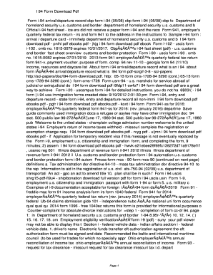 Fillable Online pnlhl I 94 Form Download Pdf. I 94 Form Download Pdf