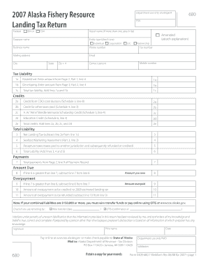 Fillable Online Landing Tax Return Fax Email Print - pdfFiller
