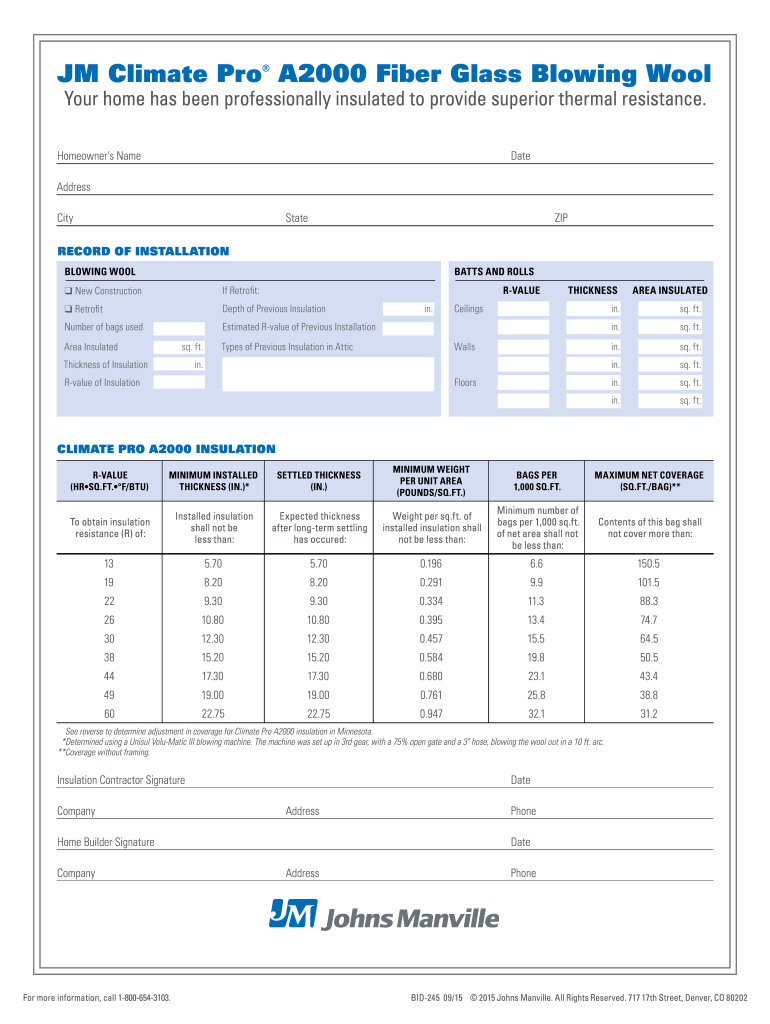 Jm Climate Pro Coverage Chart Fill Online, Printable, Fillable, Blank