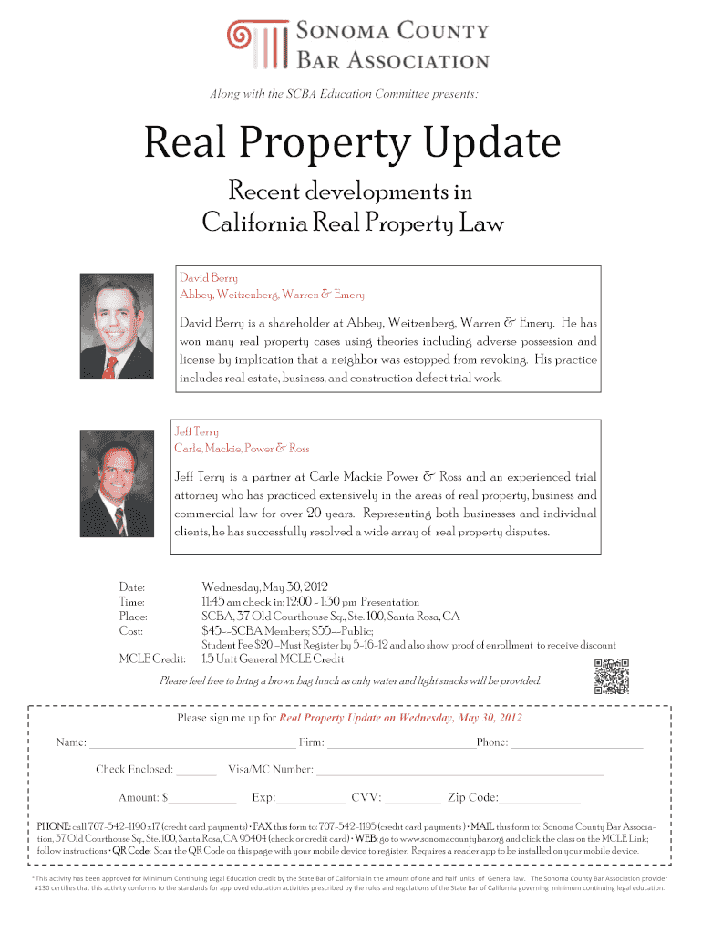 Fillable Online Real Property Update Abbey, Weitzenberg, Warren
