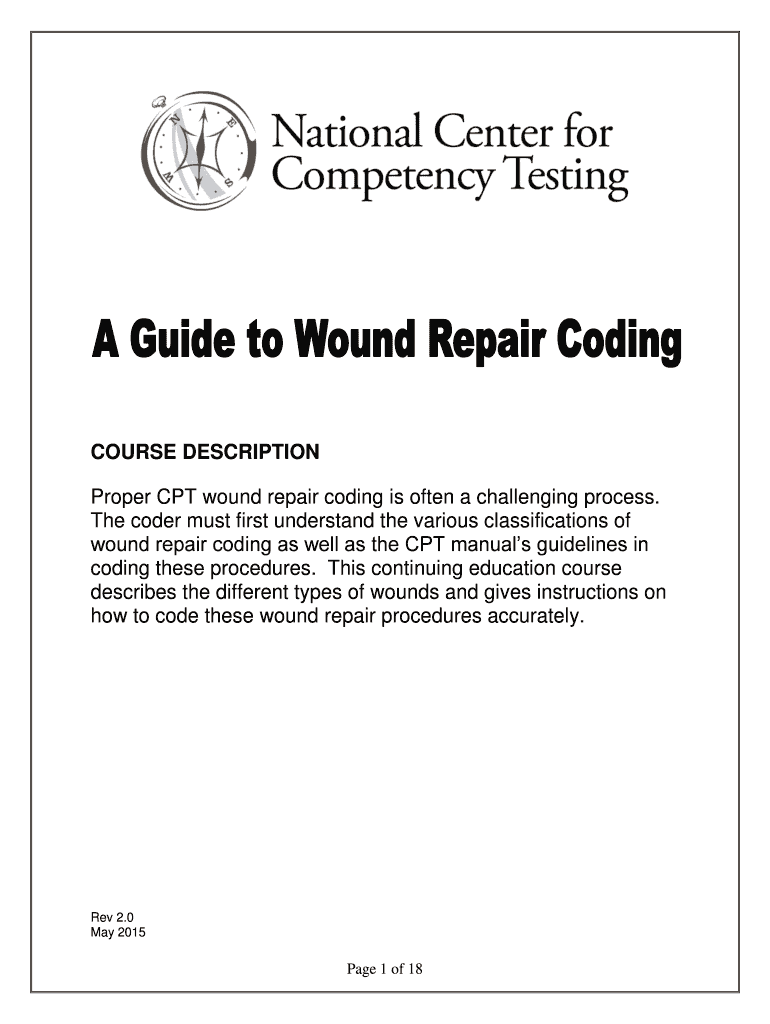 Fillable Online Proper CPT wound repair coding is often a challenging process Fax Email Print