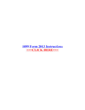 Fillable Online 1099 Form 2013 Instructions Fax Email Print - pdfFiller