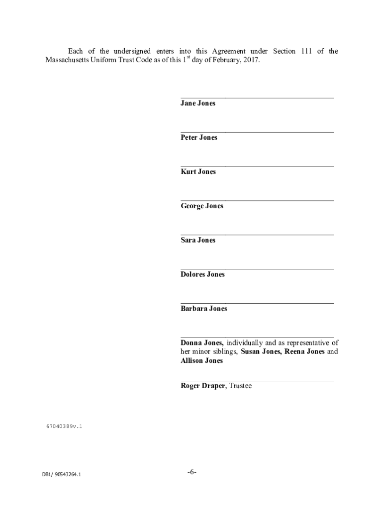 Non judicial settlement agreement template Fill out & sign online DocHub