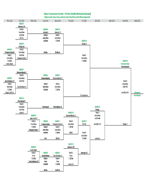 10 Team Double Elimination Bracket - Fill and Sign Printable Template