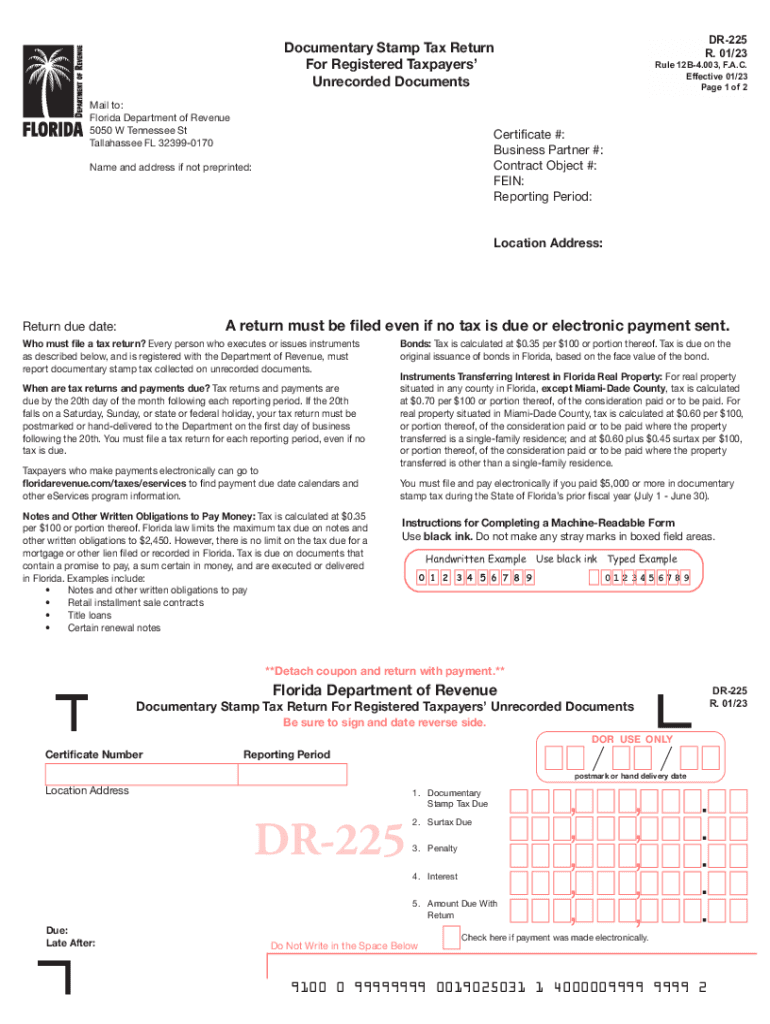 Documentary stamp tax return Fill out & sign online DocHub