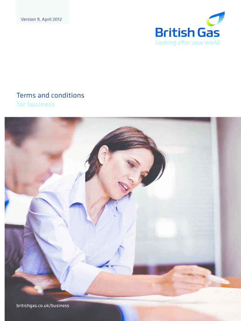 Fillable Online to British Gas Fax Email Print pdfFiller