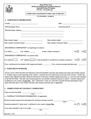Fillable Online nyshcr Section 8 Housing Choice Voucher Program: Family