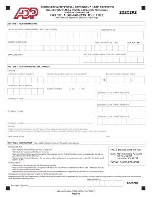 Adp Claim Form - Fill Online, Printable, Fillable, Blank | Pdffiller