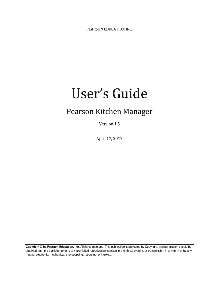 Fillable Online PEARSON EDUCATION INC Fax Email Print pdfFiller