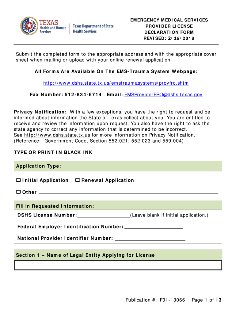Texas ems license search Fill out & sign online DocHub