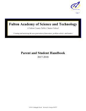 Fillable Online A Fulton County Public Charter School Fax Email Print