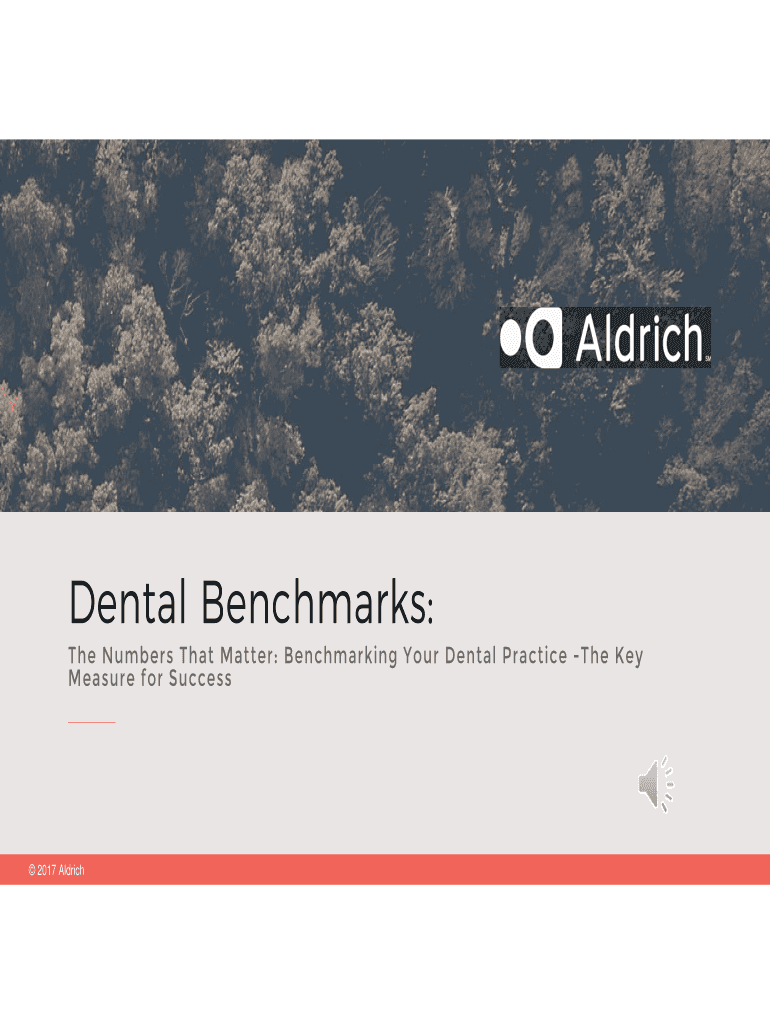 Fillable Online Dental Benchmarks Fax Email Print pdfFiller