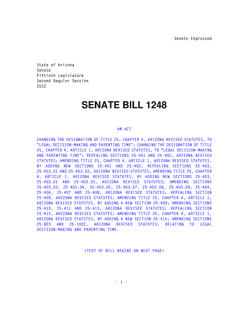 Fillable Online CHANGING THE DESIGNATION OF TITLE 25, CHAPTER 4