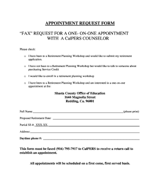 Appointment Request Form - Fill Online, Printable, Fillable, Blank