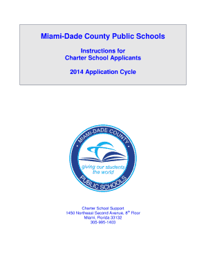 Fillable Online miami dade county charter schools enrollment form Fax