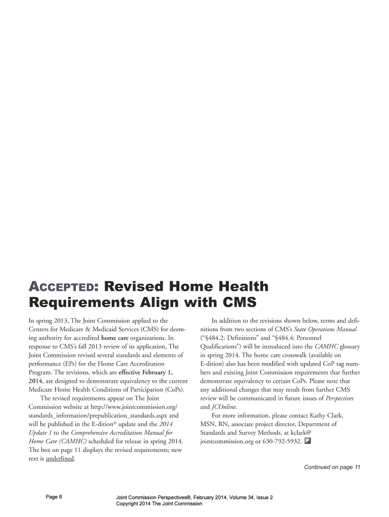 Fillable Online ACCEPTED Revised Home Health Fax Email Print pdfFiller