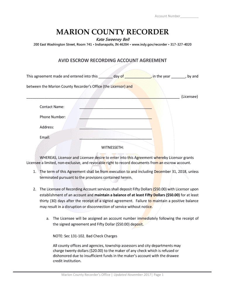 Fillable Online MARION COUNTY RECORDER Fax Email Print pdfFiller