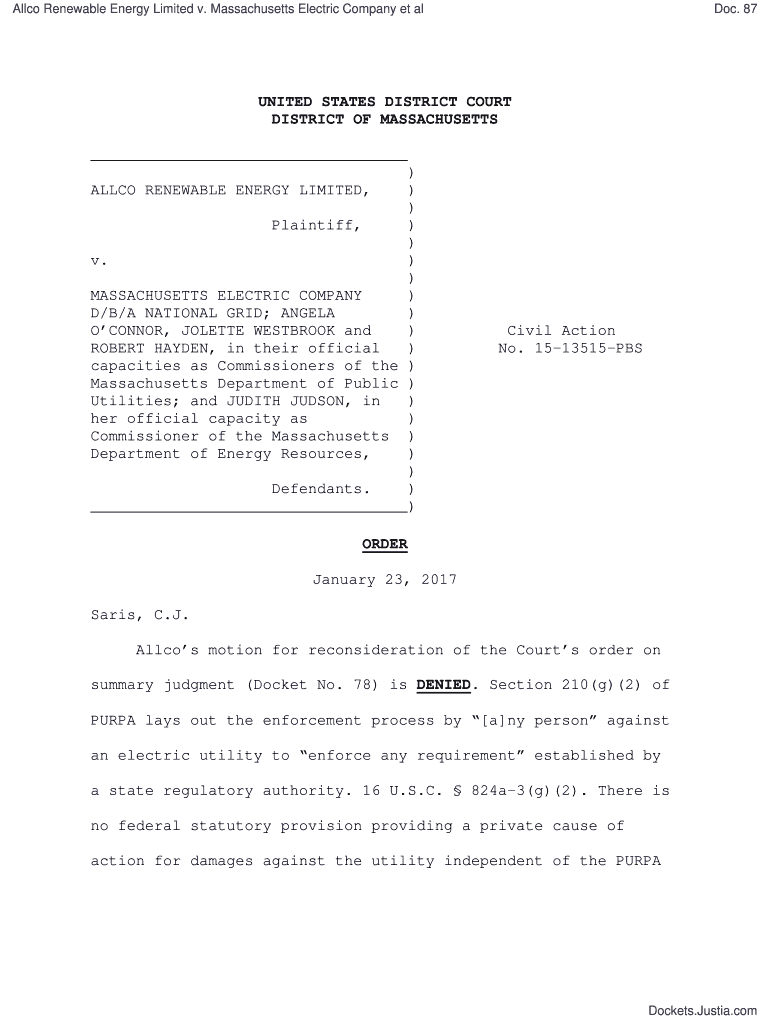 Fillable Online Allco Renewable Energy Limited v Fax Email Print