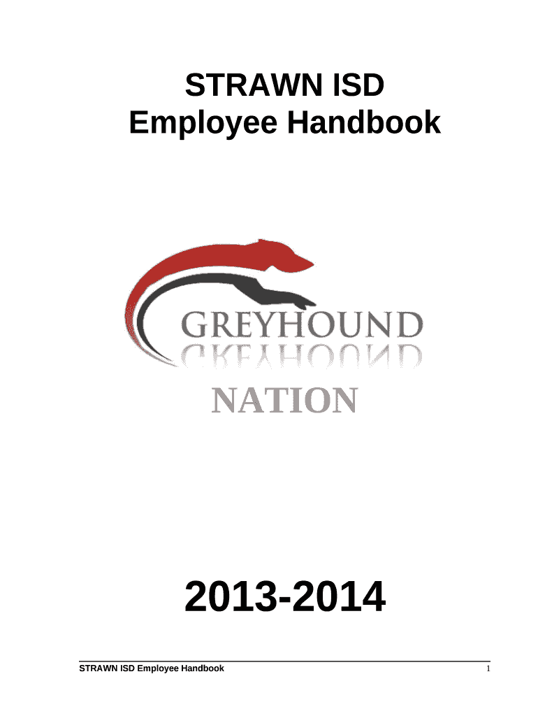 I hereby acknowledge receipt of a copy of the Strawn ISD Employee