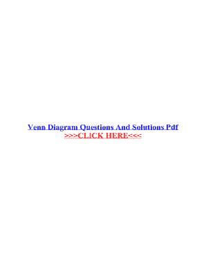 Fillable Online Venn Diagram Questions And Solutions Pdf Fax Email