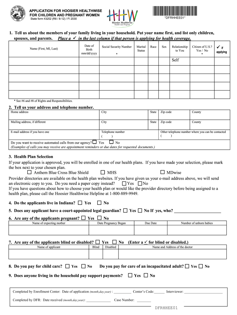 Indiana hoosier health card Fill out & sign online DocHub