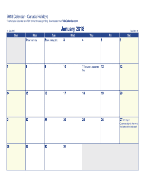 Fillable Online This full year Calendar is in PDF format for easy