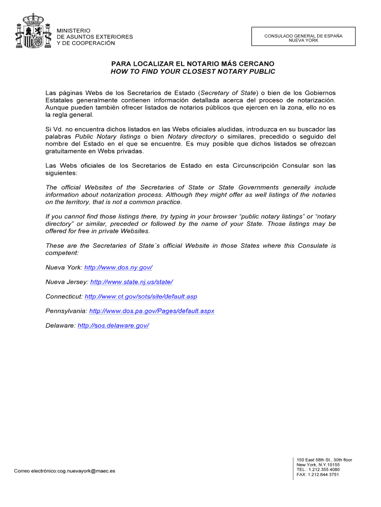 Fillable Online HOW TO FIND YOUR CLOSEST NOTARY PUBLIC Fax Email Print