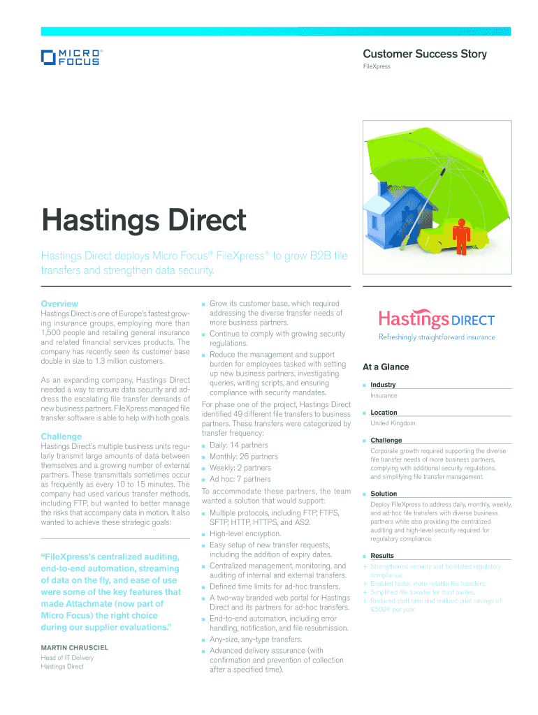 Fillable Online Hastings Direct Fax Email Print pdfFiller