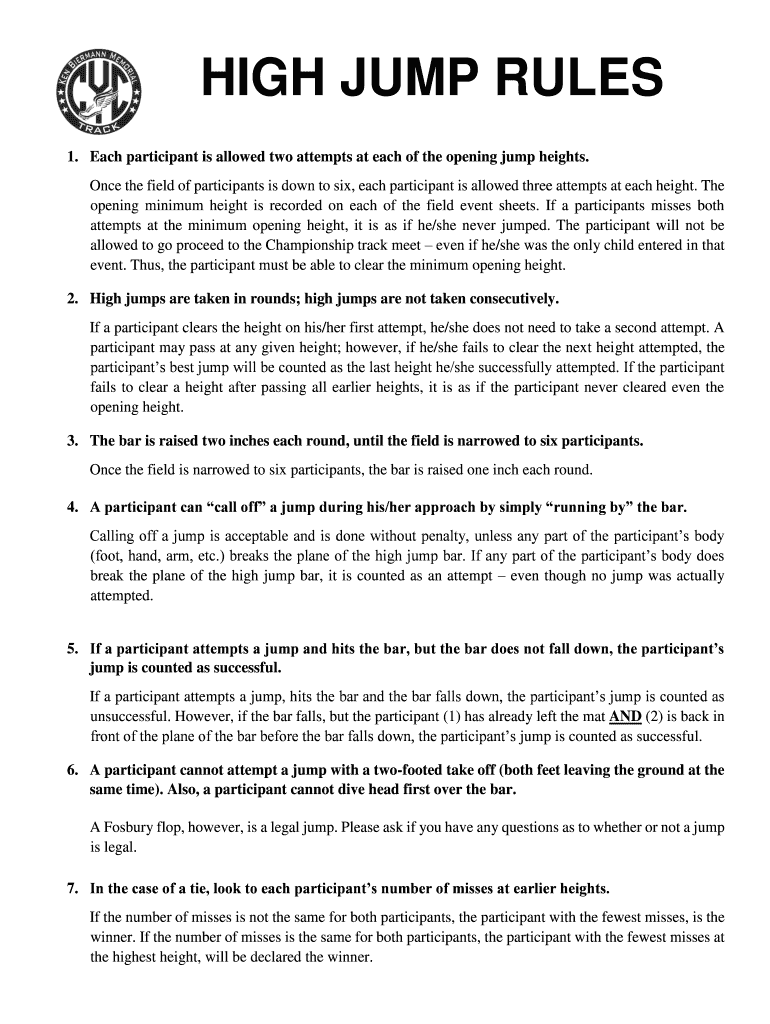 Fillable Online Each participant is allowed two attempts at each of the