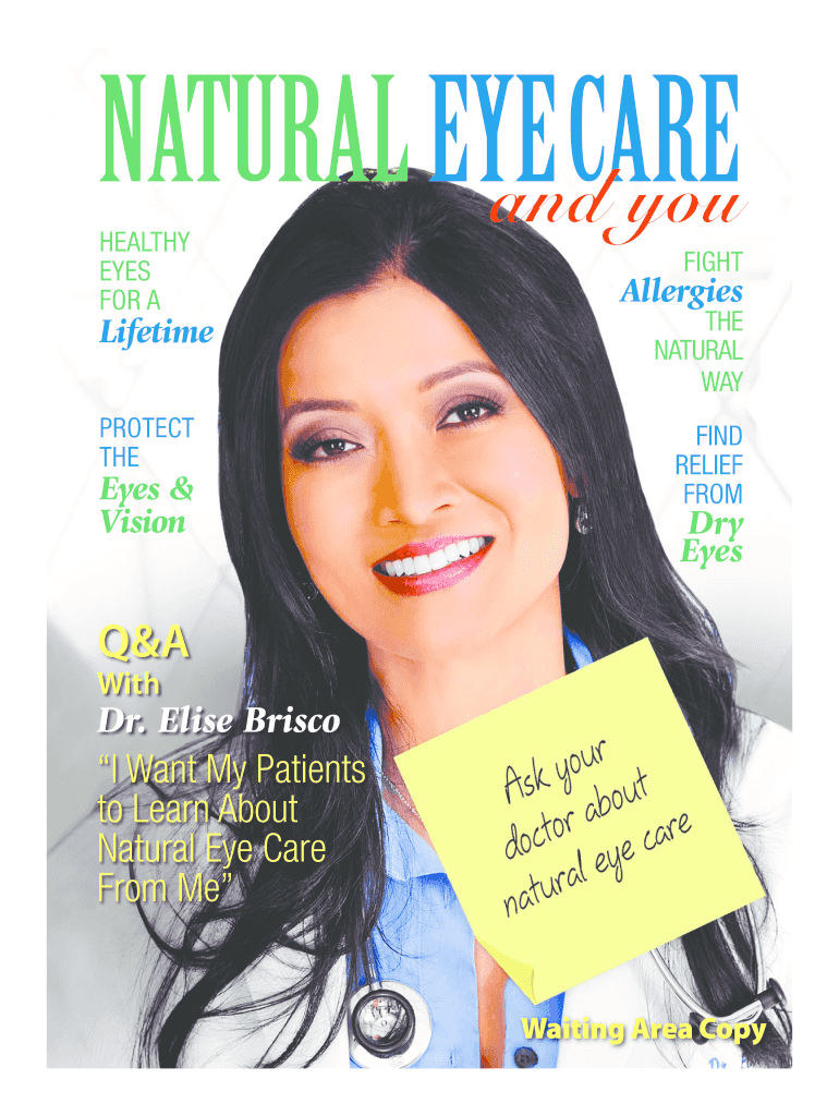 Fillable Online NATURAL EYEandCARE Fax Email Print pdfFiller