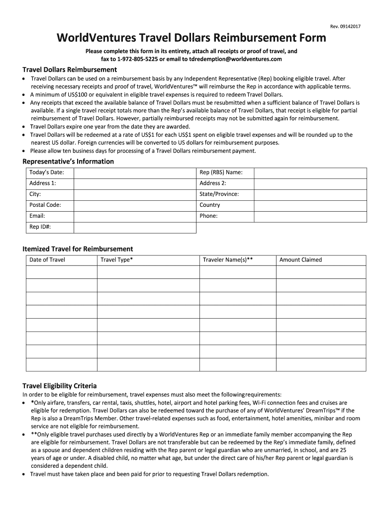 Reimbursement form Fill out & sign online DocHub