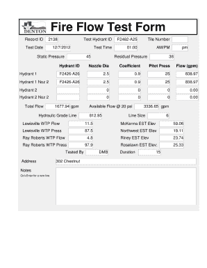 Nfpa Flow Test Requirements - Infoupdate.org