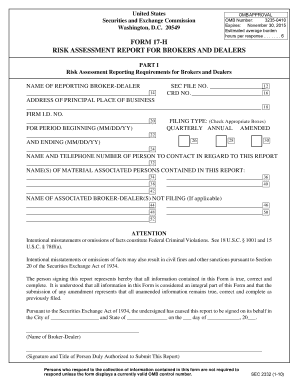 Form 17h - Fill Online, Printable, Fillable, Blank | pdfFiller