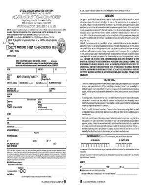 Fillable Online images akc OFFICIAL AMERICAN KENNEL CLUB ENTRY FORM