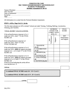 Fillable Online ERC Tier Worksheet Fax Email Print - pdfFiller