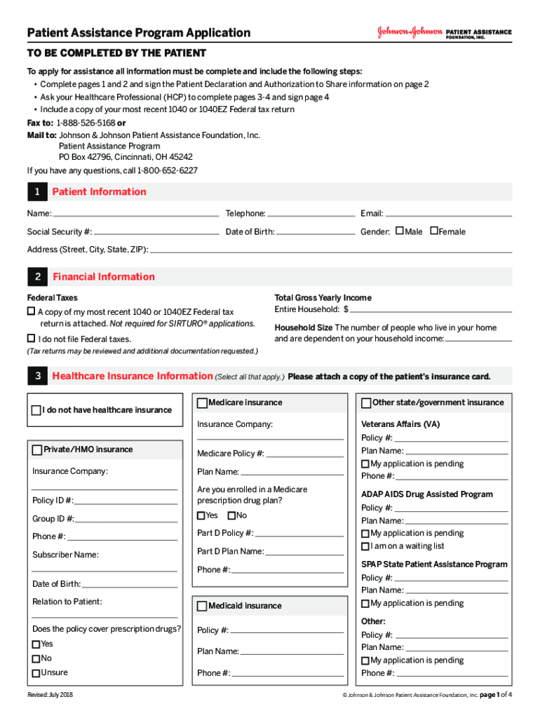 Johnson And Johnson Patient Assistance Form 2024 Daria Emelina