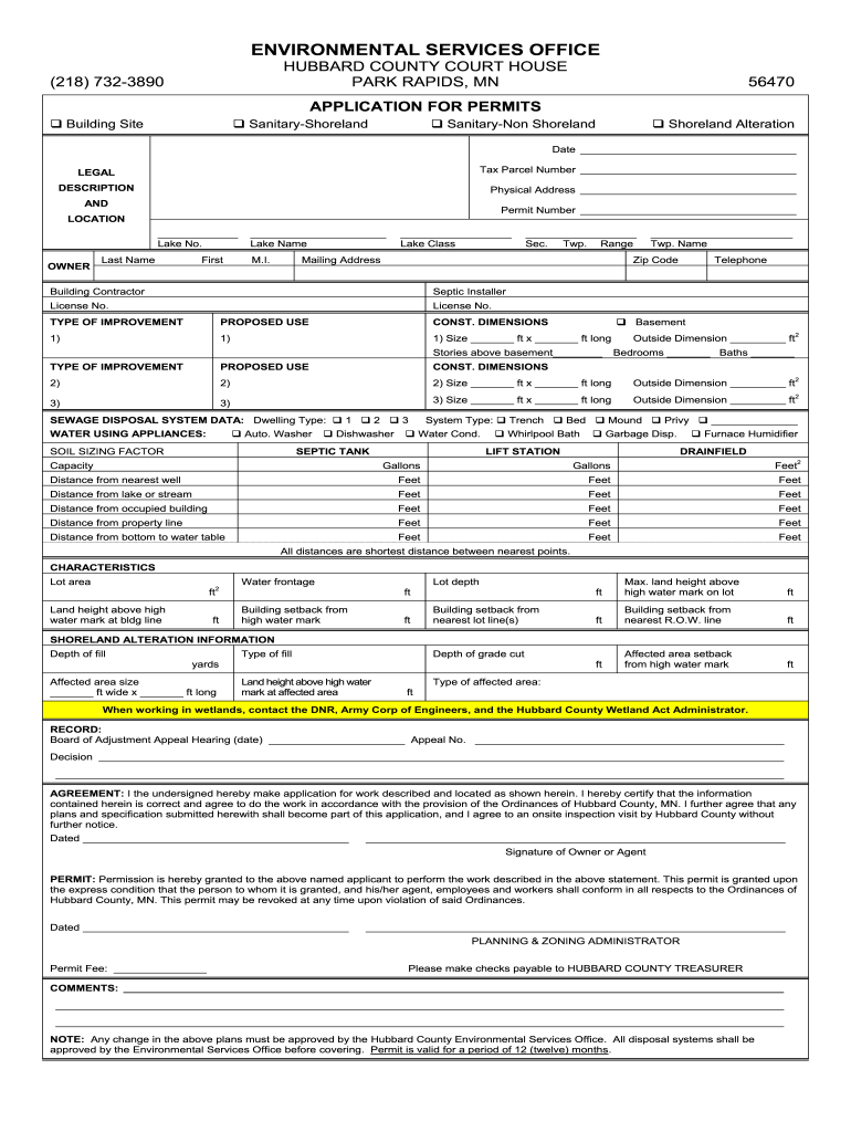 Mn Permits 56470 Form Fill Online, Printable, Fillable, Blank pdfFiller