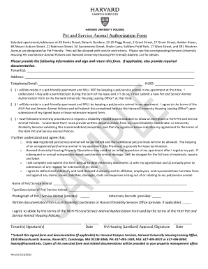 Emotional Support Animal Form Pdf For Housing pdfFiller