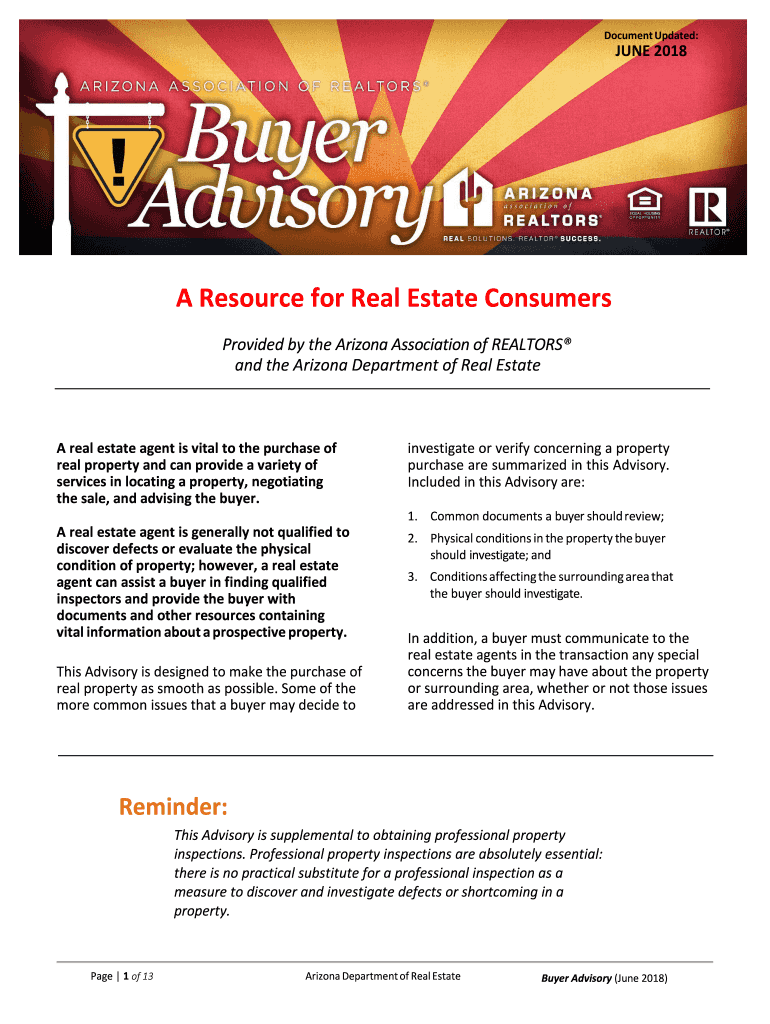 Aar buyer advisory Fill out & sign online DocHub