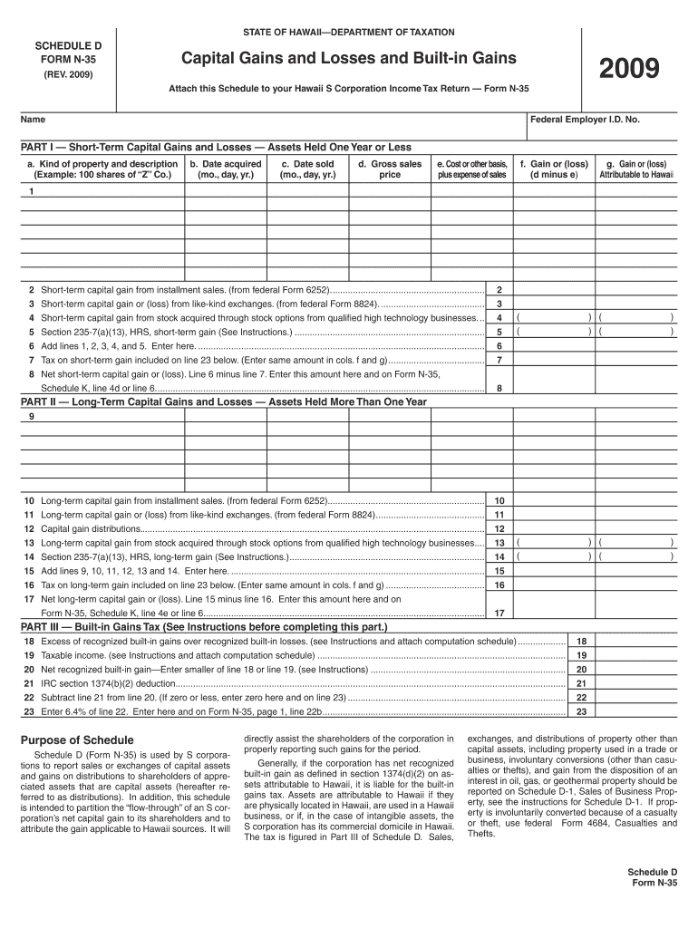Fillable Online Clear Form STATE OF HAWAII DEPARTMENT OF TAXATION