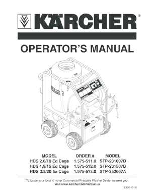 Shark Pressure Washer Manual - Fill Online, Printable, Fillable, Blank