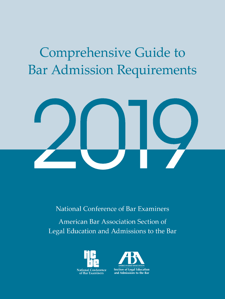 Fillable Online Comprehensive Guide to Bar Admission Requirements