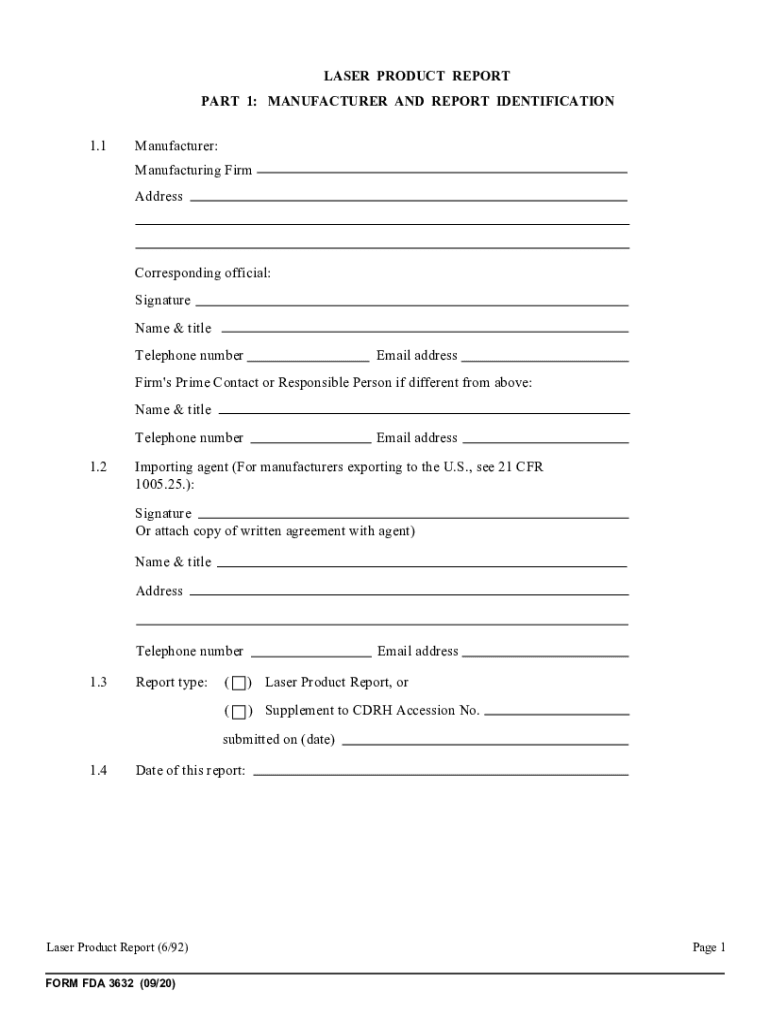 Fda 3632 Fill out & sign online DocHub