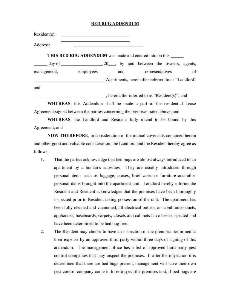 Fillable Online Resident(s) Fax Email Print pdfFiller