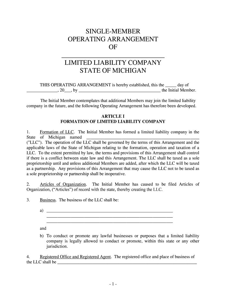 Mi llc Fill out & sign online DocHub