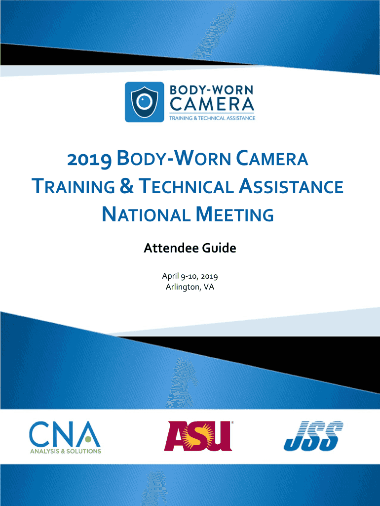 Fillable Online Funding BJA National BodyWorn Camera Toolkit